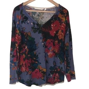 Soft Surroundings Fleur Aquarelle Sweater
